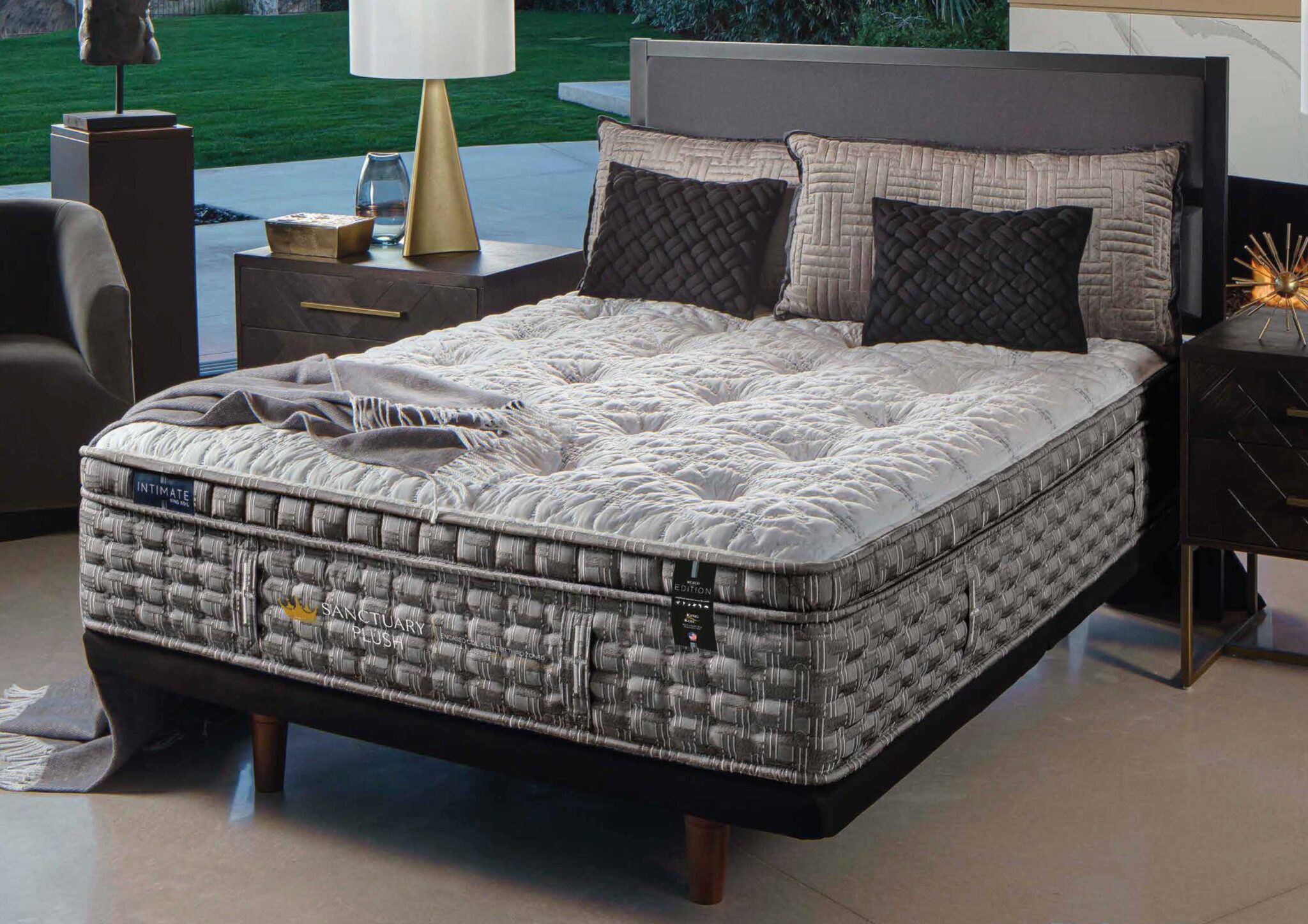 king koil lacey 15 plush pillowtop mattress