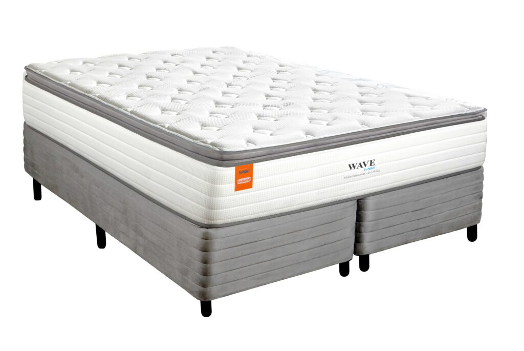 INDUCOL WAVE tecidos nobres memory foam molas ensacadas Turn-Free King Koil Colchão Espuma Alta Densidade 30cm conforto turn free FIRME