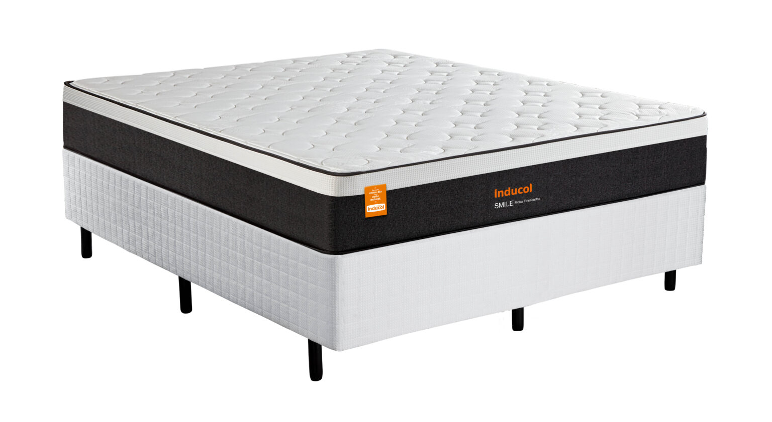 Inducol Smile tecidos nobres memory foam molas ensacadas Turn-Free King Koil Colchão Espuma Alta Densidade 25cm conforto turn free