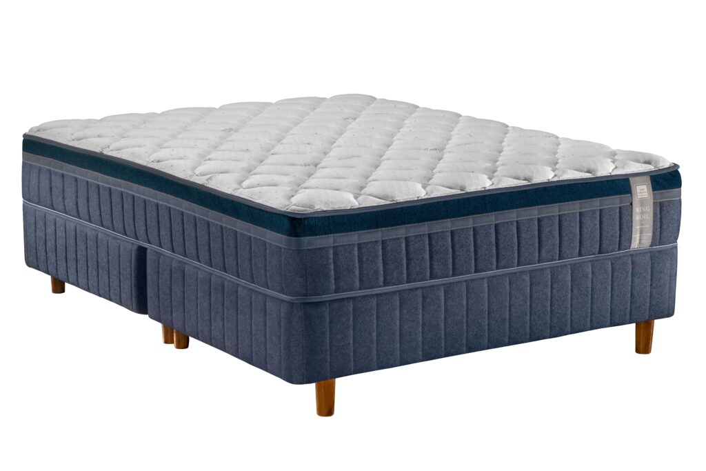 king koil farm hotel tecidos nobres memory foam molas ensacadas Turn-Free King Koil Colchão Espuma Alta Densidade 30cm conforto turn free FIRME