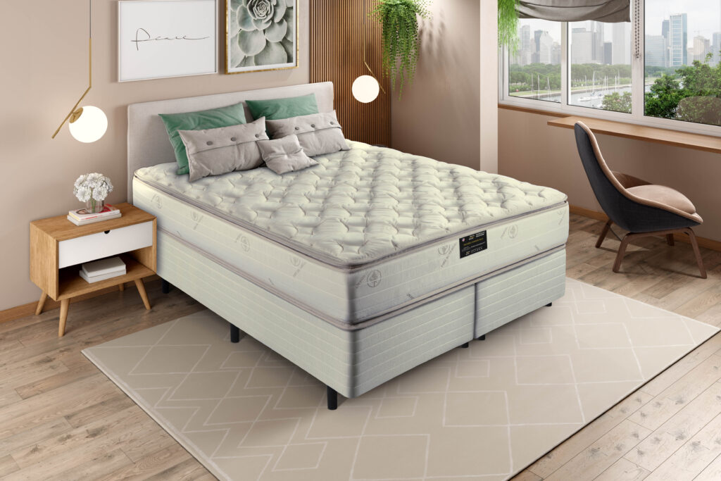 KING KOIL COMFORT PLUS tecidos nobres memory foam molas ensacadas Turn-Free King Koil Colchão Espuma Alta Densidade 30cm conforto turn free MACIO
